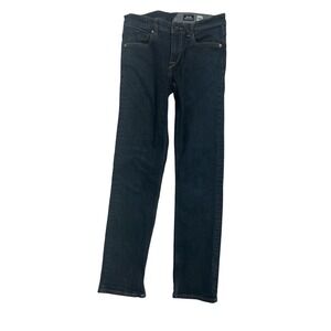 Volcom Solver Modern Straight‎ Jeans Dark Wash Indigo Denim Mens 28